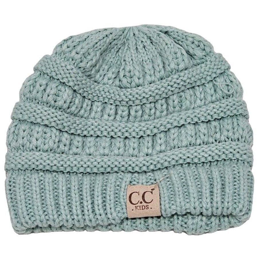 C.C Kids Beanie Cable Knit Soft Stretch Cap Toque Hat
